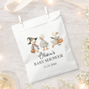 Sachets En Papier Baby Shower Halloween oie