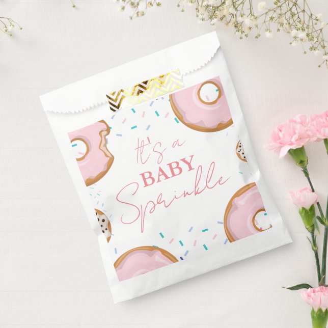 Sachets En Papier Baby shower minimaliste d'arrosage pour bébés (Scellé)