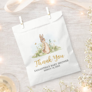 Sachets En Papier Baby shower Peter Rabbit