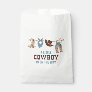 Sachets En Papier Baby Shower Rodeo Cow-boy Western