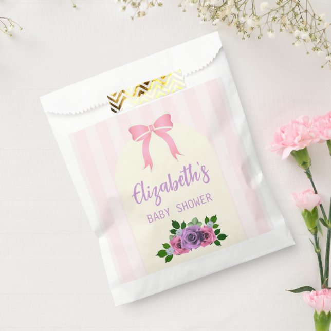 Sachets En Papier Baby shower rose Rose (Scellé)