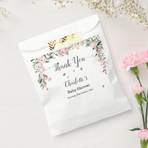 Sachets En Papier Baby Shower Roses Roses au Roseau avec Papillons à