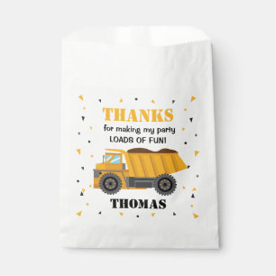 Sachets En Papier Bac de faveur pour camion de sable de construction