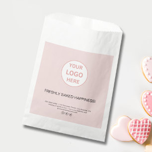 Sachets En Papier Baguette de logo moderne personnalisée Baguette en
