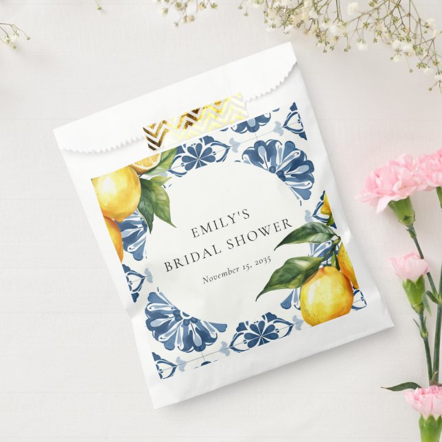 Sachets En Papier Baigne de mariage italien Positano Citron Agrumes (Scellé)