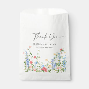 Sachets En Papier Bar à mimosa fleurs sauvages bohèmes rose pastel