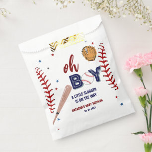 Sachets En Papier Baseball Sports Petite salope Baby shower garçon