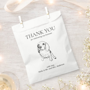 Sachets En Papier Beagle Chien Traiter animal de compagnie dessin Fa