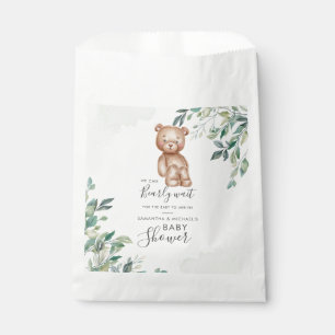Sachets En Papier Bearly Wait Eucalyptus Feuille Couples Baby shower