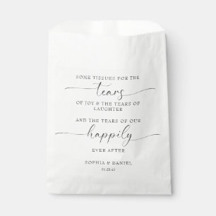 Sachets En Papier Beau Boho personnalisé Mariage Tissue Pack