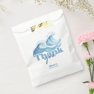Sachets En Papier Bébé à bord Merci Baby shower