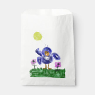 Sachets En Papier Bébé oiseau de joie