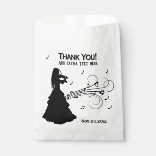 Sachets En Papier Belle Gitane Joue du Violon