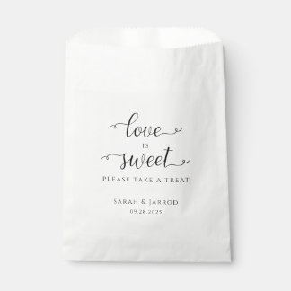 Sachets En Papier Belle police Sweet Treat Mariage