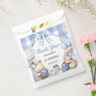 Sachets En Papier Berry Sweet Watercolor Blueberry fête d'anniversai
