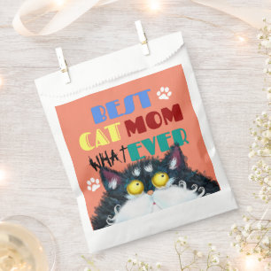 Sachets En Papier Best Cat Mom Ever grumpy cat drôle de texte dessin