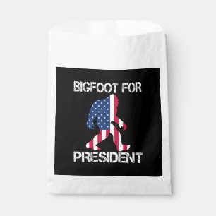 Sachets En Papier Bigfoot pour le président Funny Bigfoot