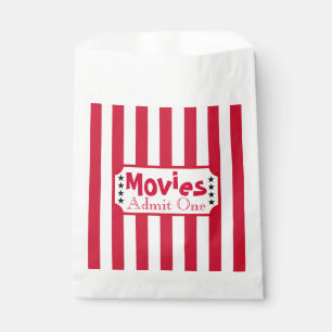 Sachets En Papier Billet de cinéma rétroactif Favoriser le sac