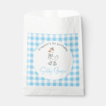 Bleu d'oie soyeux Anniversaire