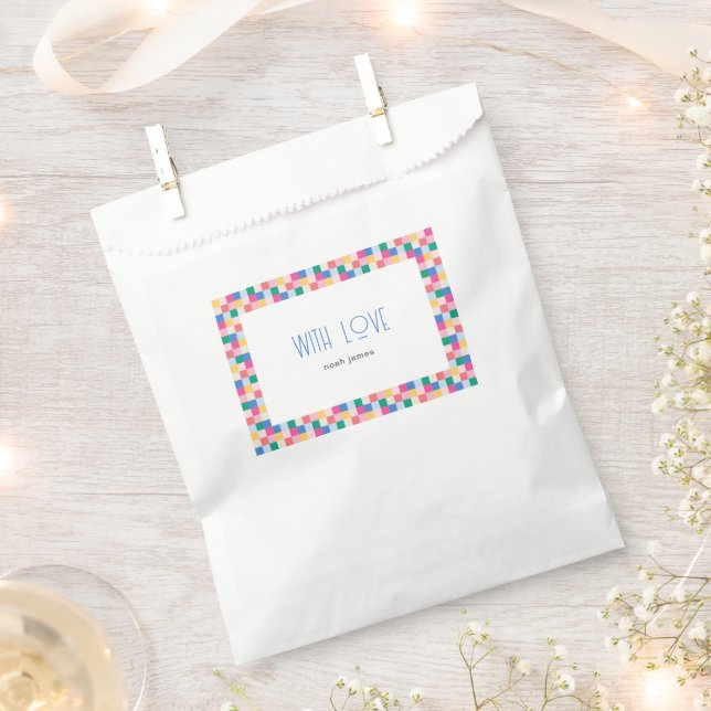 Sachets En Papier Blocs multicouleurs jouables (Coupé)