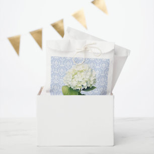 Sachets En Papier Blue Damas White Hydrangea