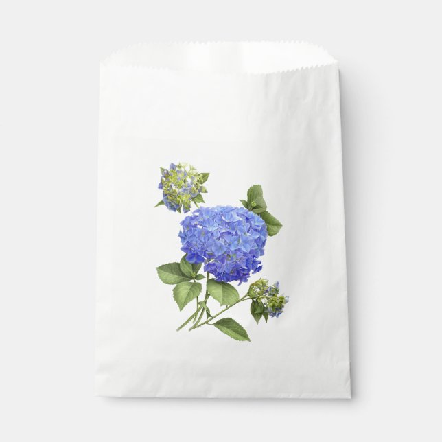Sachets En Papier Blue Hydrangeas (Devant)