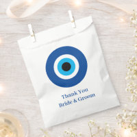 Blue Mati Evil Eye personnalisé mariage Favoriser