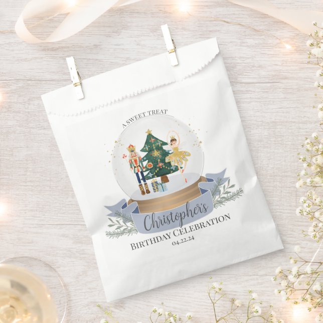 Sachets En Papier Blue Nutcracker Anniversaire Fête Faveurs Cookie T (Coupé)