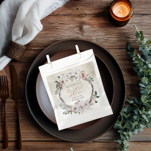 Sachets En Papier Boho Muted Fall Fête des mariées florale