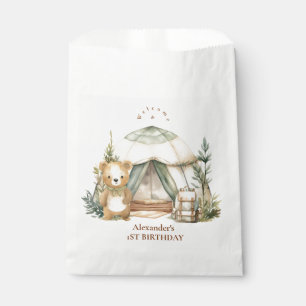 Sachets En Papier Boho One Happy Camper 1ère fête d'anniversaire