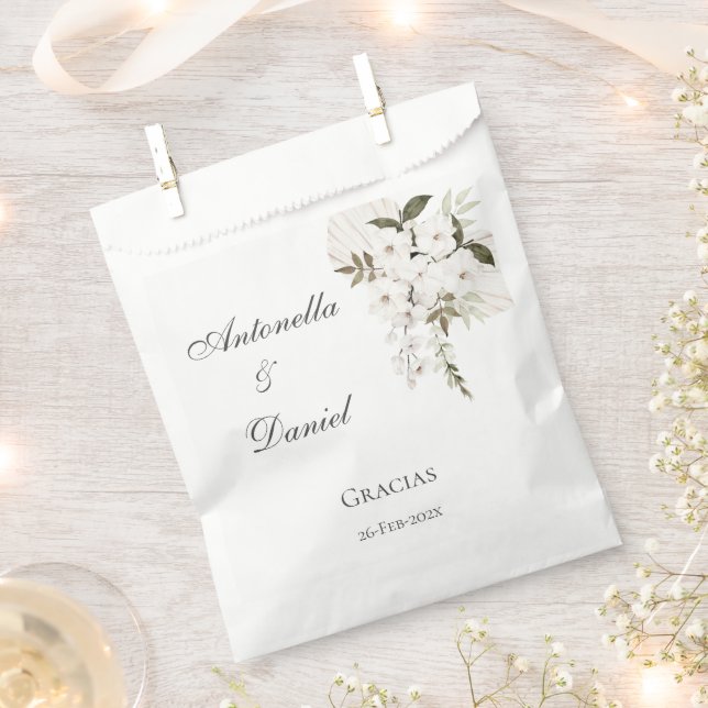 Sachets En Papier Boho Wedding Favor Sac (Coupé)