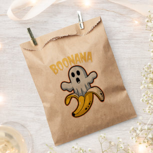 Sachets En Papier Bonana Fantôme Mignon Banane Halloween
