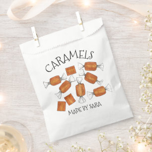 Sachets En Papier Bonbons Caramels Salés Faits Maison Par