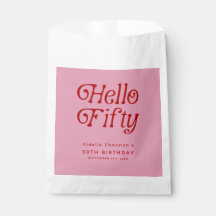 Bonjour Cinquante Retro 50e fête d'anniversaire