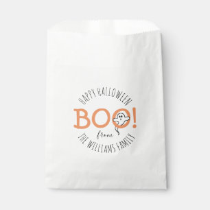 Sachets En Papier BOO ! Coupable fantôme Fête d'Halloween Trick ou