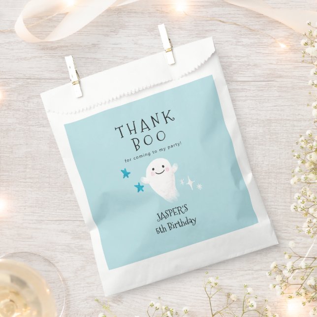 Sachets En Papier Boo Halloween Boy Fête d'anniversaire (Coupé)