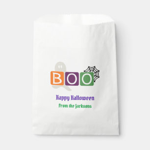 Sachets En Papier BOO Halloween dit Goodie Sac