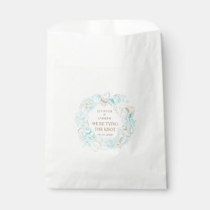 Sachets En Papier bord de mer enregistrer la date monogramme