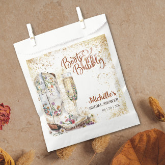 Sachets En Papier Bottes et bulles du Merci des pays occidentaux