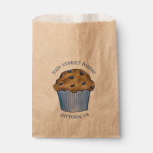 Sachets En Papier Boulangerie Muffin Blueberry Produits cuits Petit 