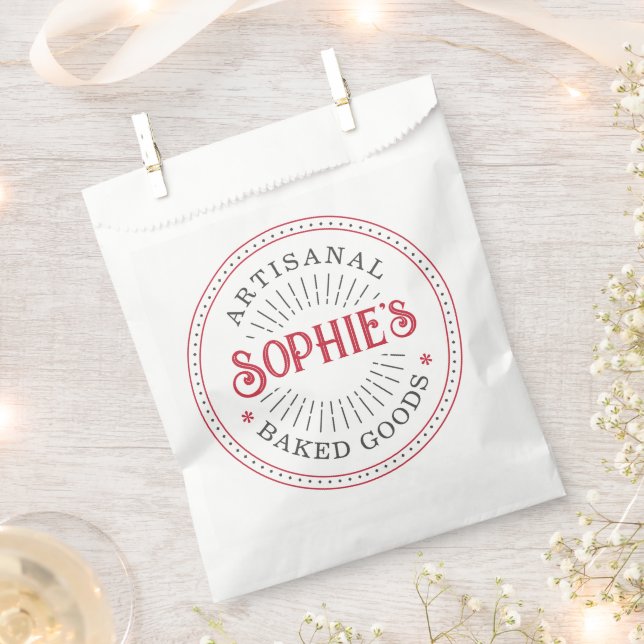 Sachets En Papier boulangerie pâtisserie Chef cuisinier (Coupé)