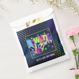 Sachets En Papier Bowling Anniversaire Favoriser Sac - Bowling Party