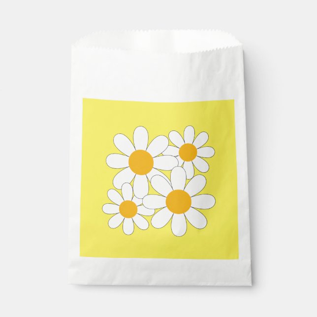 Sachets En Papier Bright and Bold Daisy (Devant)