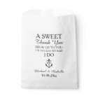 Buffet Nautical Monogram Ancre Mariage Candy Bar