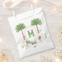 Cabana Rayures Palm Beach Monogramme Armoiries