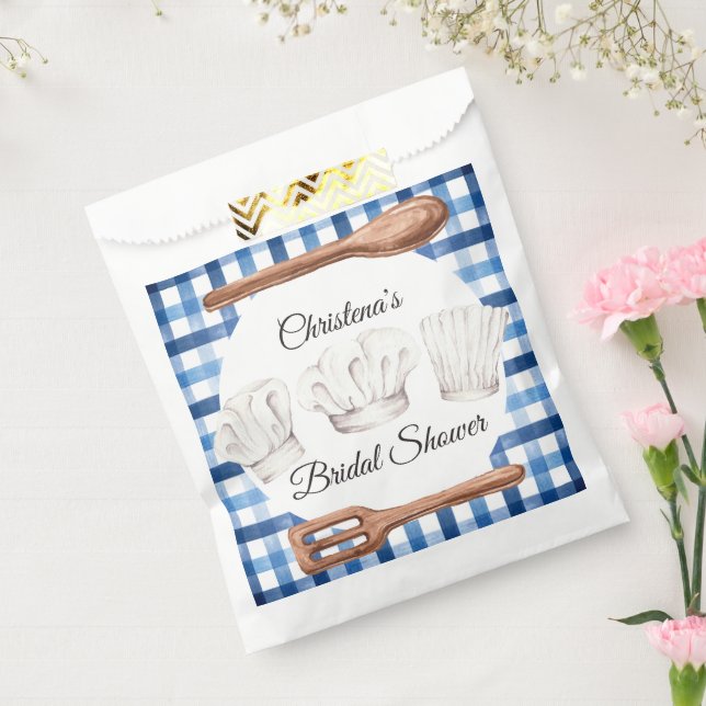Sachets En Papier Cadeau de mariage "Cuisiner l'amour" (Scellé)