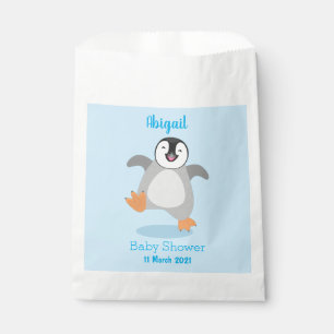 Sachets En Papier Caricature de poussin de pingouin mignon et joyeus