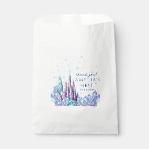 Sachets En Papier Cartoon Château 1er Anniversaire Frozen Premier An