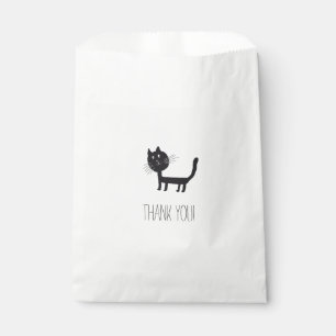 Sachets En Papier Cat Art Dessin Merci Favoriser Sac