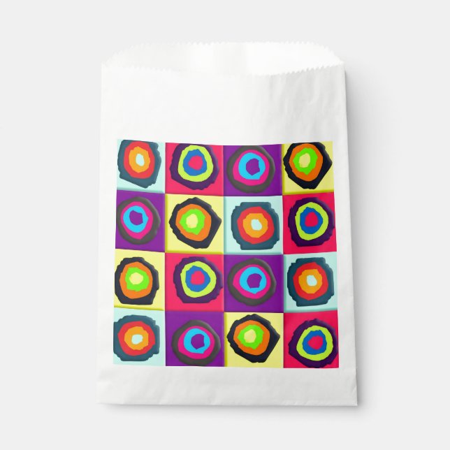 Sachets En Papier cercles motif (Devant)